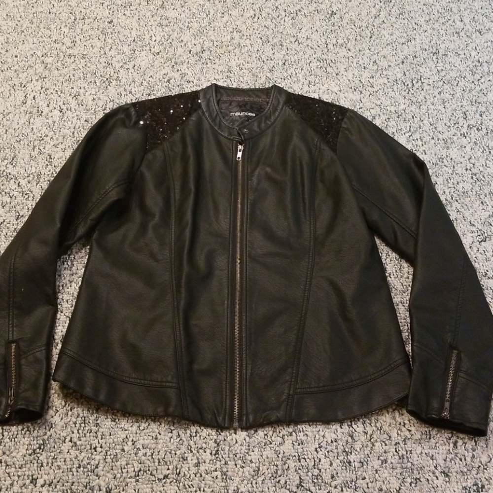 Ladies Black MAURICES Jacket Size XL